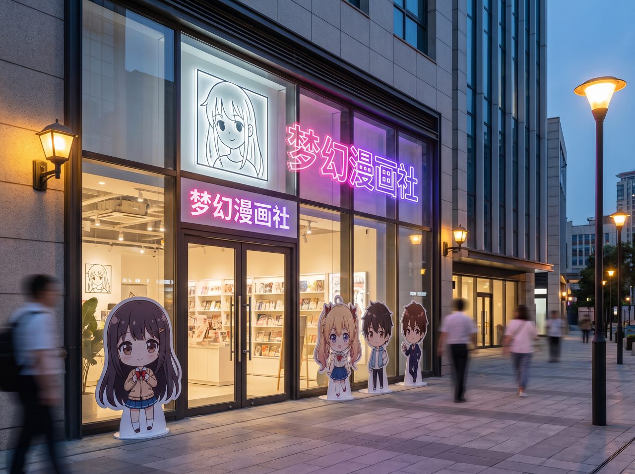 羞羞漫画线下创作中心门店外观